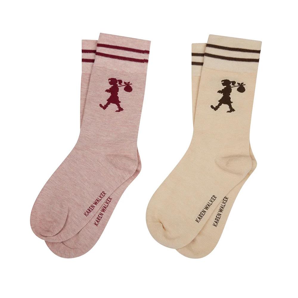 Karen Walker Runaway Girl Socks 2 Pack